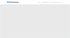 Desktop Screenshot of iptechtraining.com