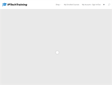 Tablet Screenshot of iptechtraining.com